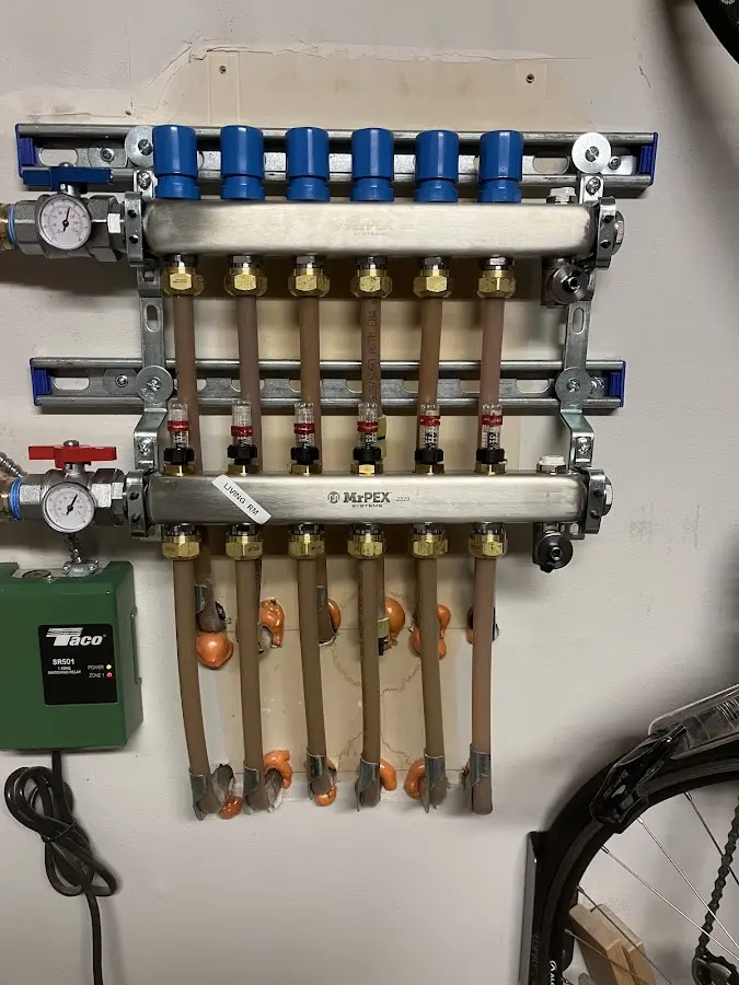 Plumber performing Leak Detection at a residential property in Doylestown